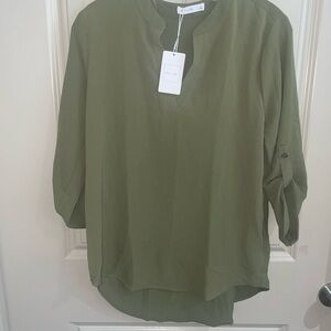 Active USA Olive Green Blouse